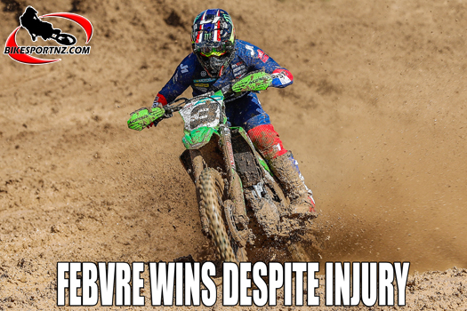 French rider Romain Febvre (Kawasaki) delighted his home-track fans with a convincing win in qualifying.