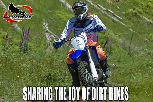 April shares her joy of dirt bikes | Bikesportnz