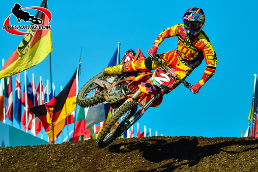 Motocross is a sport of relentless challenges, but few riders have faced adversity to the same horrifying degree as Germany’s Ken Roczen, pictured here in action for his country at the Motocross of Nations in Germany in 2013. Photo by Andy McGechan, BikesportNZ.com