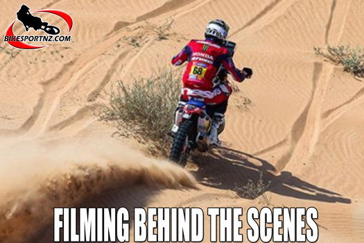 Spain’s Tosha Schareina (Honda), in action in the 2025 Abu Dhabi Desert Challenge.