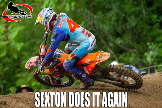 KTM’s Chase Sexton, overall winner of the 450cc class at the weekend.