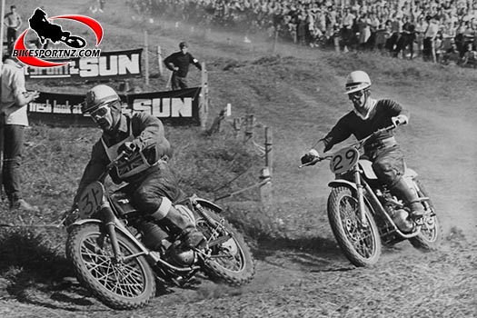 The British Grand Prix at Farleigh Castle in 1966, with Jeff Smith (No.31) and Don Rickman (No.29).