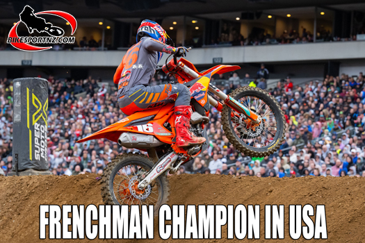 Red Bull KTM Factory Racing's Tom Vialle, from France, was thrilled to win the East Coast SX250 class title this year. 