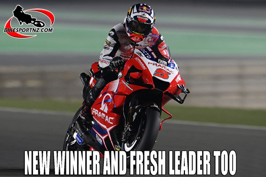 Different winner and new MotoGP leader too | Bikesportnz